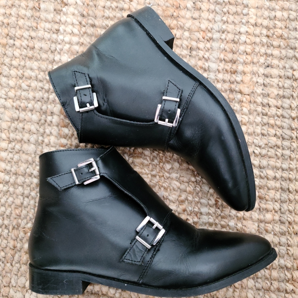 Black Leather Boots